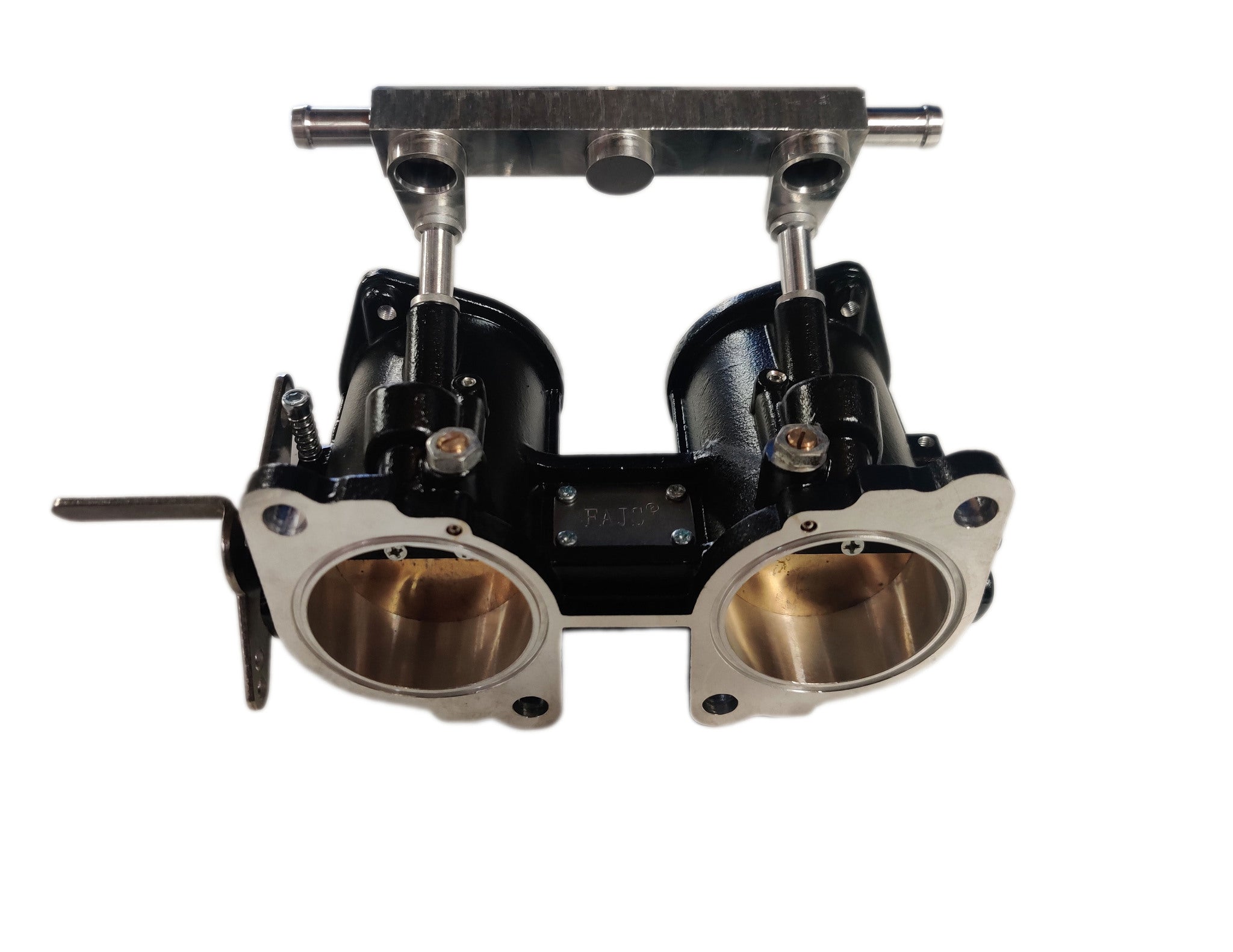 Kuvassa Kaasuttimen Läppärunko FAJS 48 IDF. Musta väri.