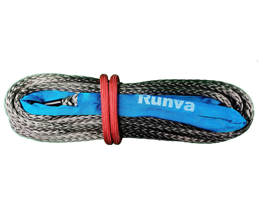 Runva Vinssiköysi/naru 11mm, 35m, Tummanharmaa.