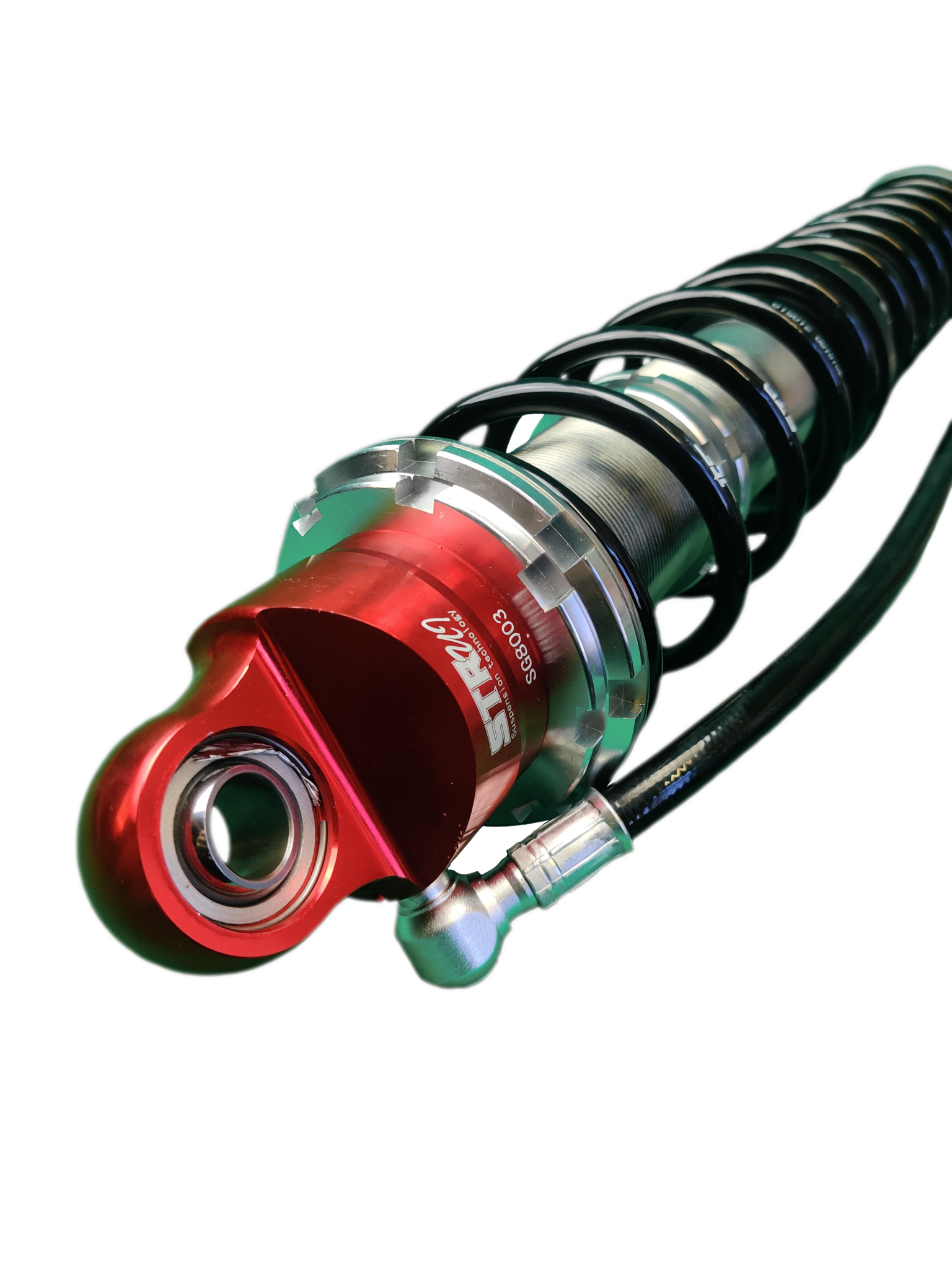 Säädettävä suspensio iskunvaimennin punainen pää