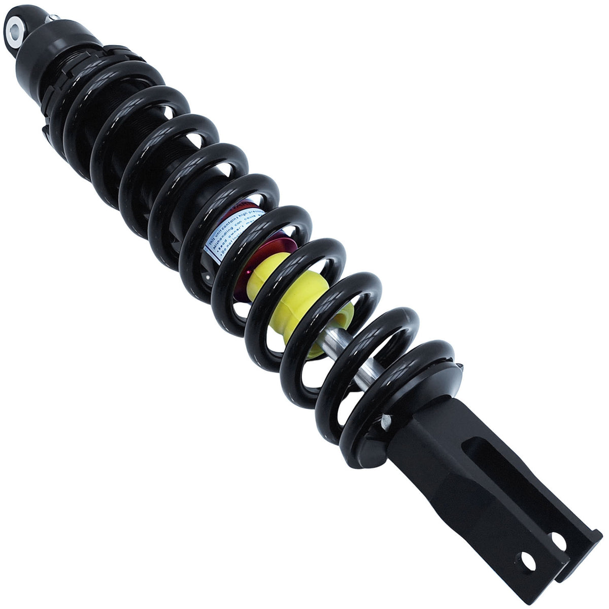 Takaiskunvaimennin 480mm 250cc K5-Crossipyörään,musta keltainen