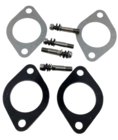 Värinänvaimennuskumit/pinnapultit DCOE 40/45 Fajs,pultiti ja valkoinen sekä musta tiiviste