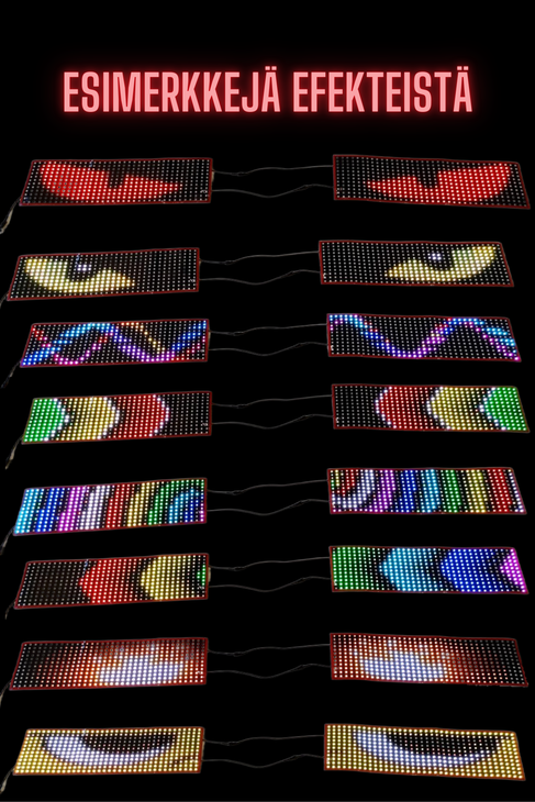 Devil eyes tuningvalo 2x60cm