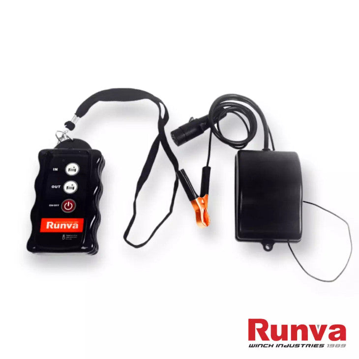 Vinssin langaton kaukosäädin 30m Runva tuplaliittimellä jioka sopii runva ´vinsseihin