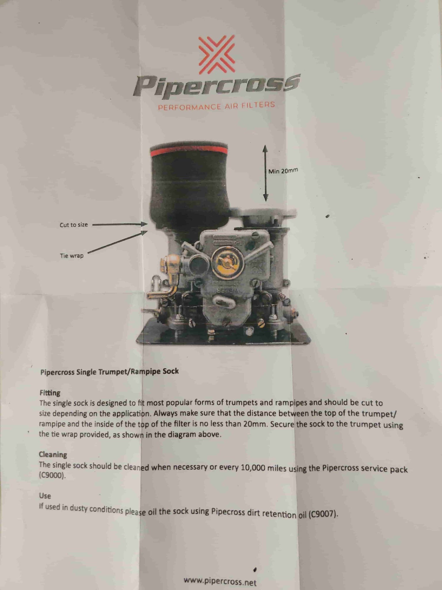 Ilmansuodatin PARI PiperCross C1050 Imutorville DCOE/IDF YLEISMALLI