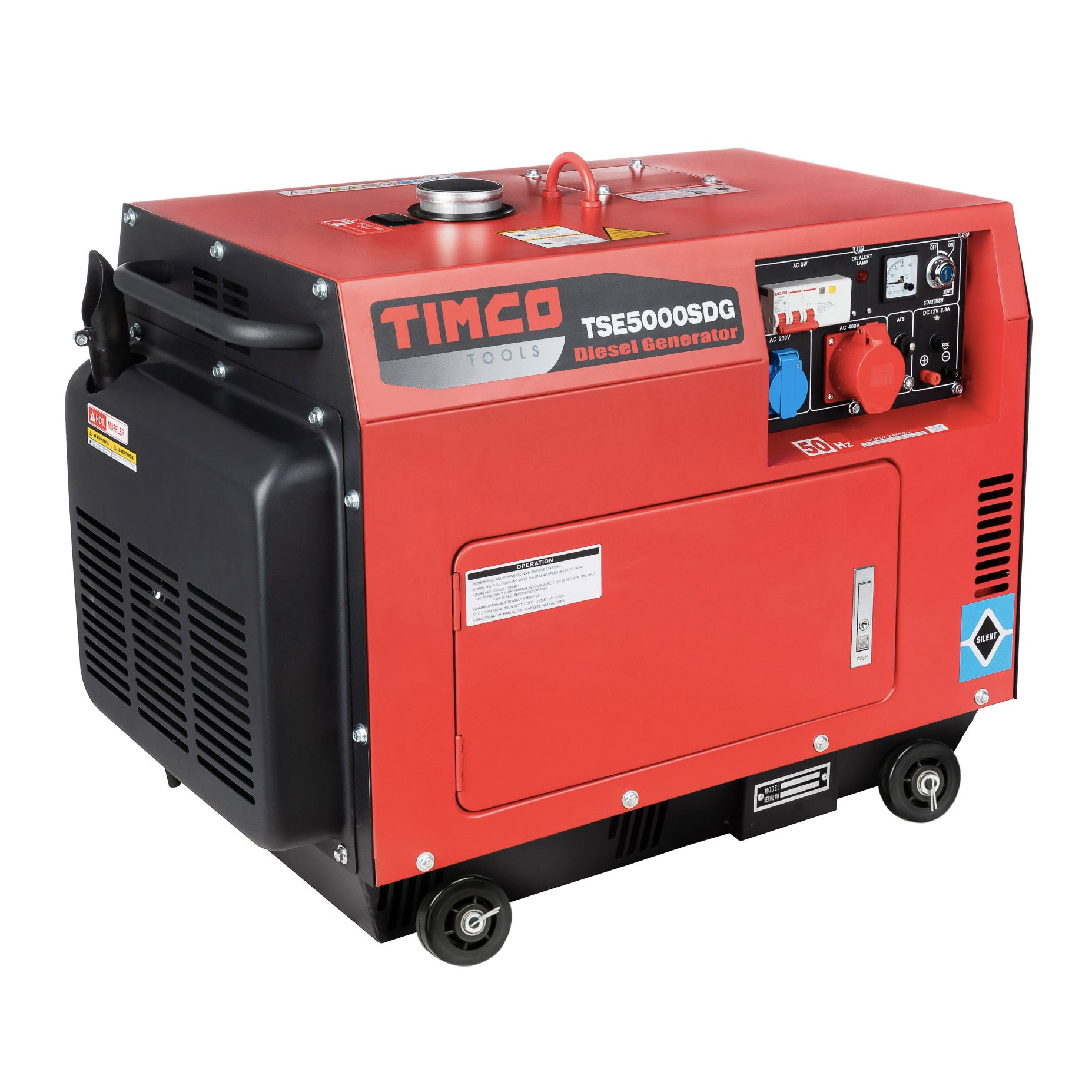 Diesel aggregaatti Timco TSE5000SDG 400V