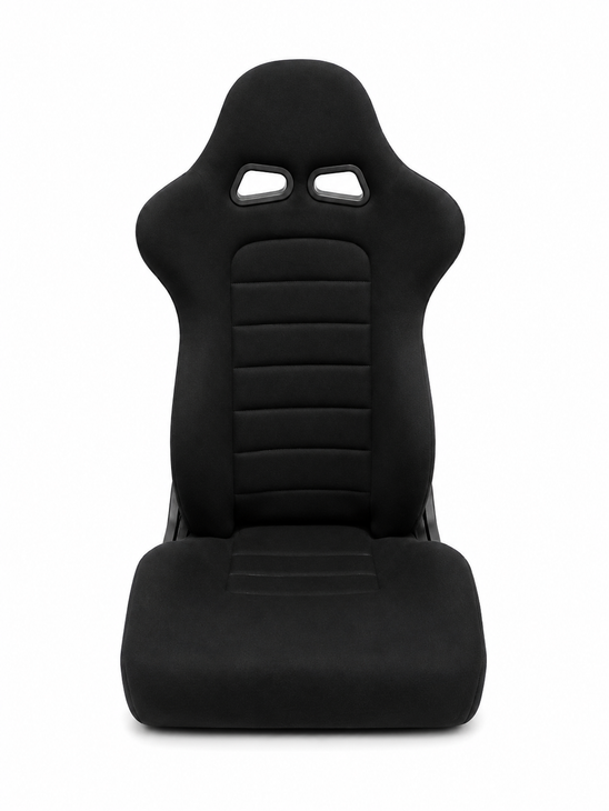 JBR 9019 Sporttipenkki / istuin pari (2kpl) MUSTA,edestä