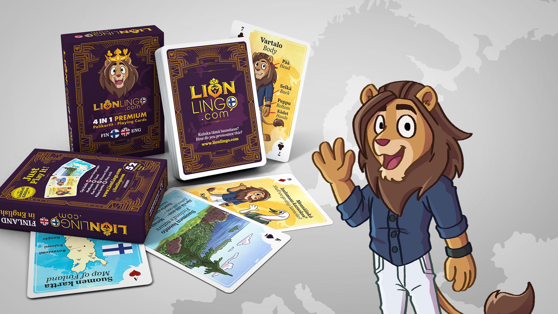 Lionlingo korttipakat