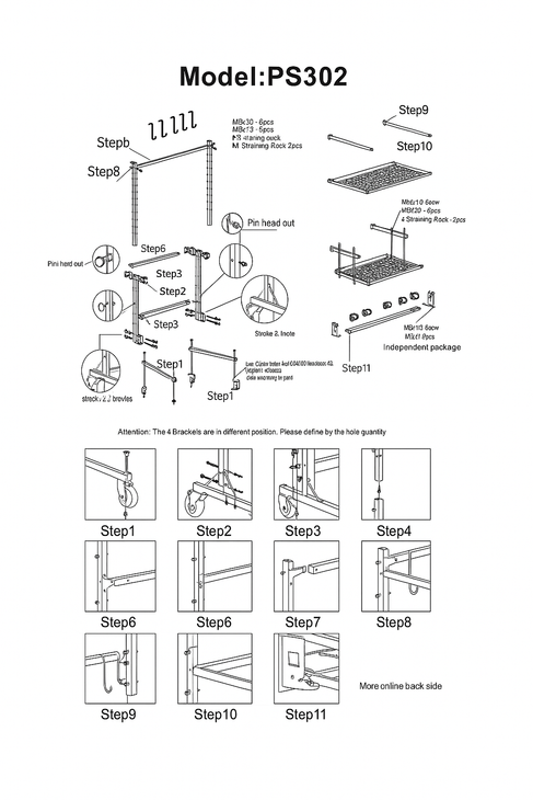 Työkaluhylly renkailla-kaavakuva