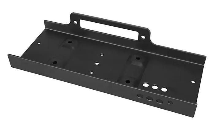 Vinssin Asennuslevy 15,000lbs, 254 x 114 mm. Musta