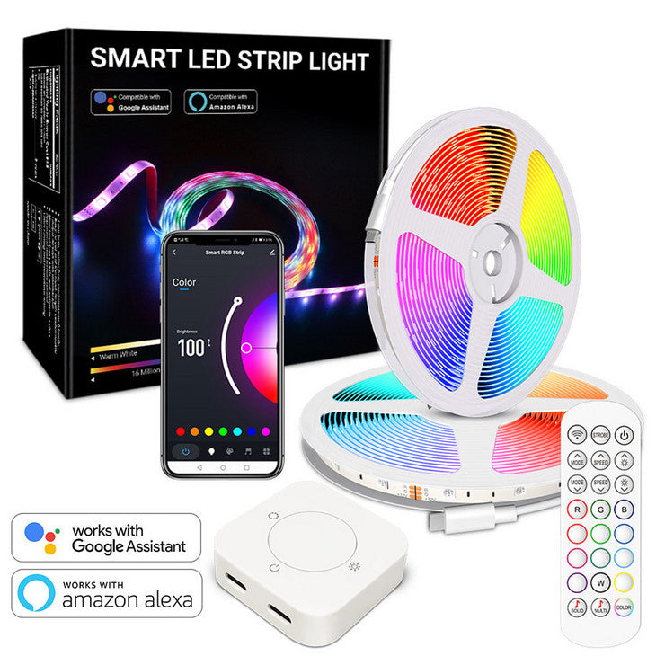 LED-Älyvalonauha 10m RGB 5050 WIFI IP65