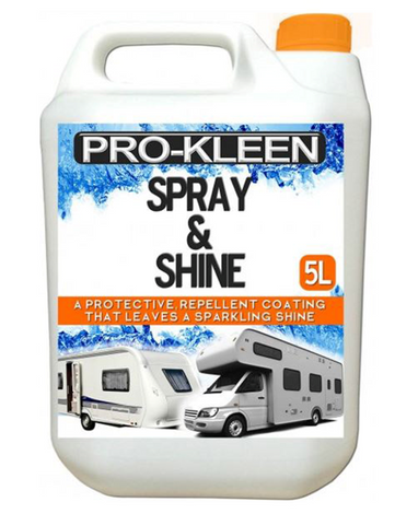Suoja aine Pro-Kleen Caravan Spray and Shine 5l