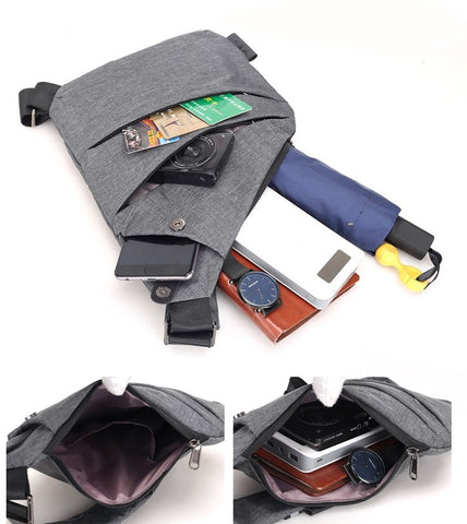 Crossbody olkalaukku varkaudenesto